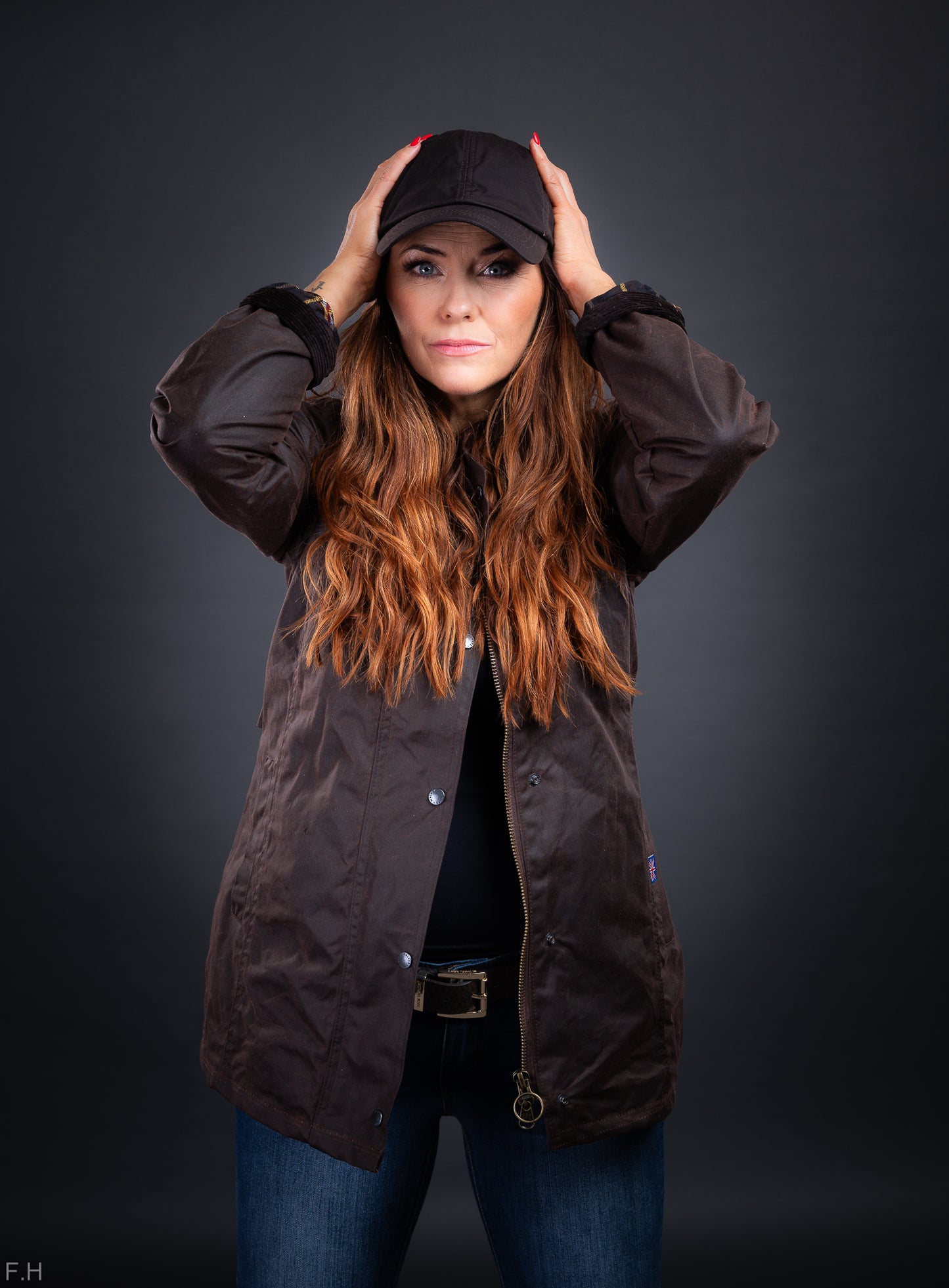 Wax Jakki Victoria Brown. Walker and Hawkes Jacket Color