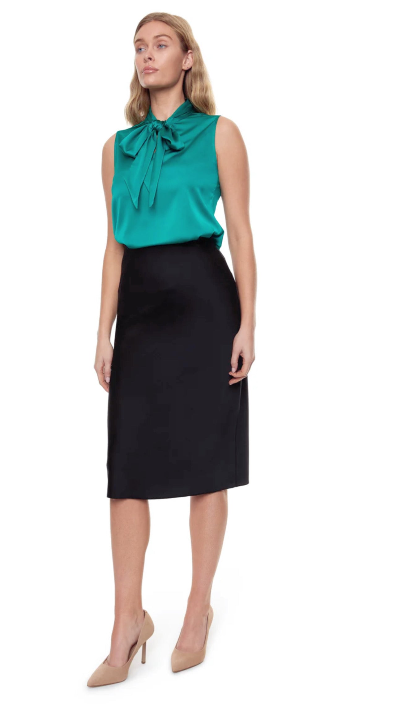 Skirt Satin Black