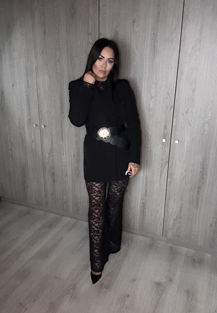 Kjóll Michell Mesh Lace Midi Dress 15681