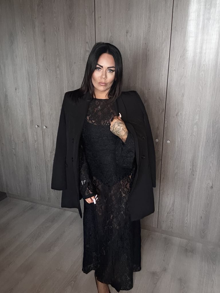 Kjóll Michell Mesh Lace Midi Dress 15681
