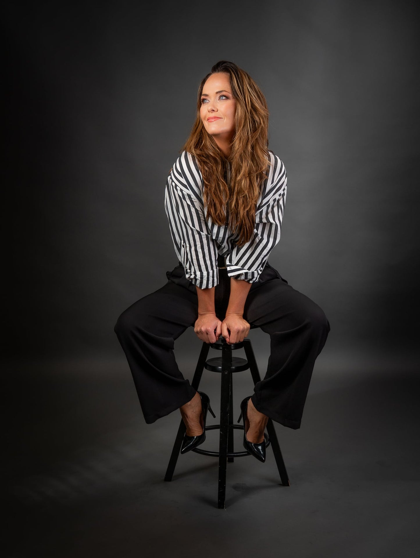Sofia Striped Shirt Linen