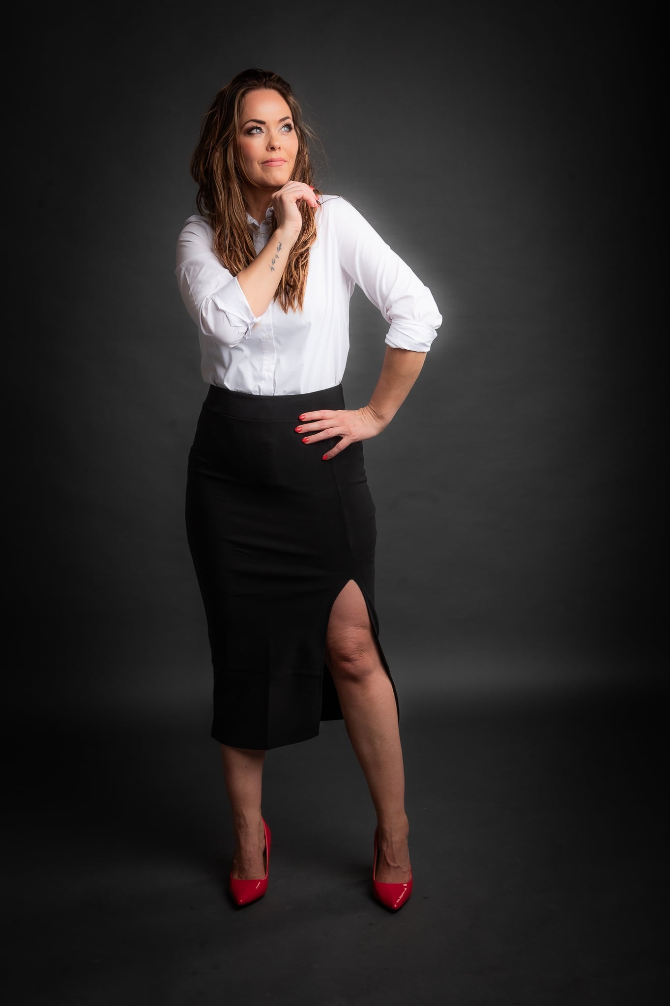 Annie Penzil Skirt w/front slit 1881