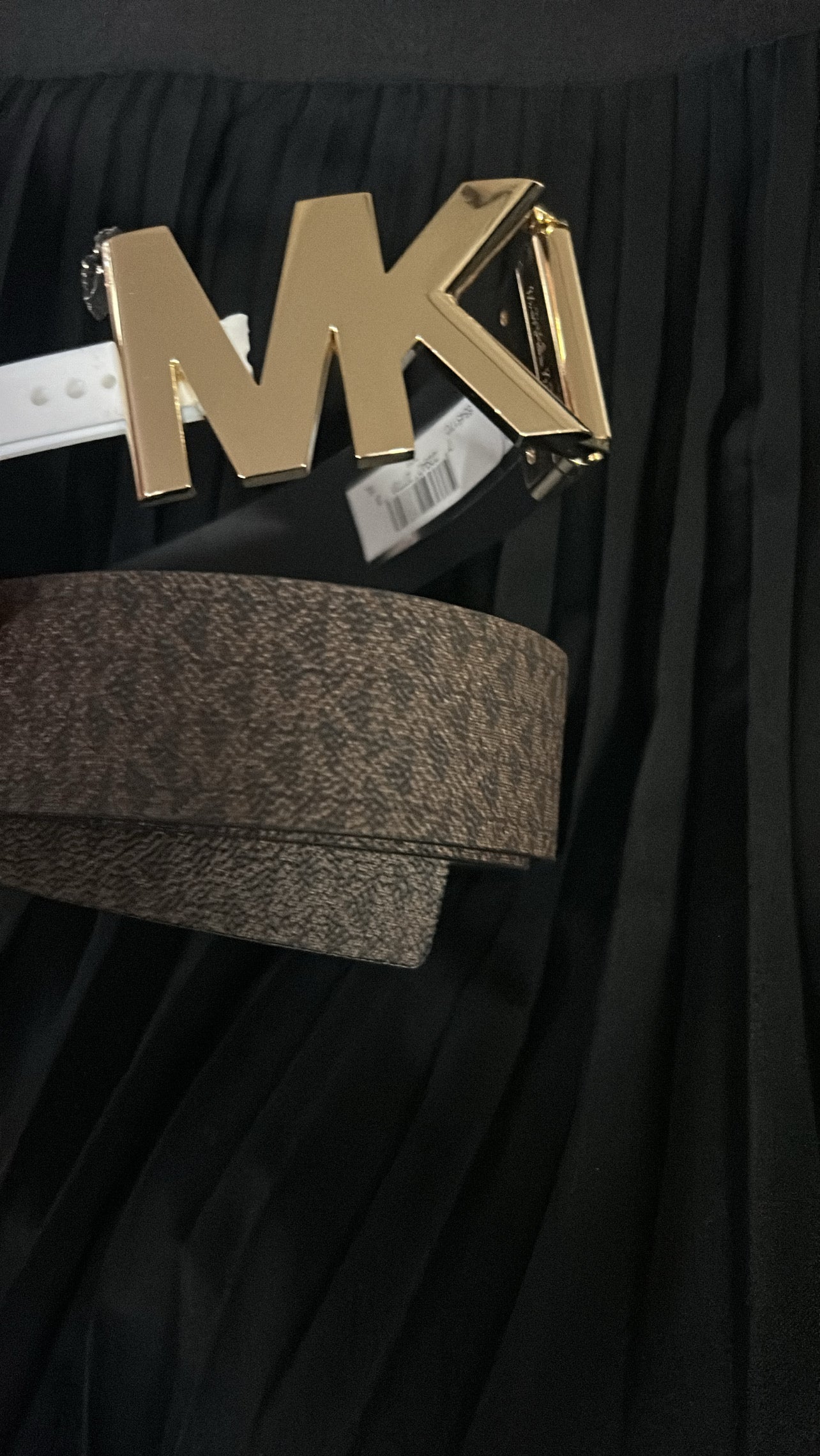 MK Belti Brúnt/ Svart Twist Reversible Belt Central Iceland