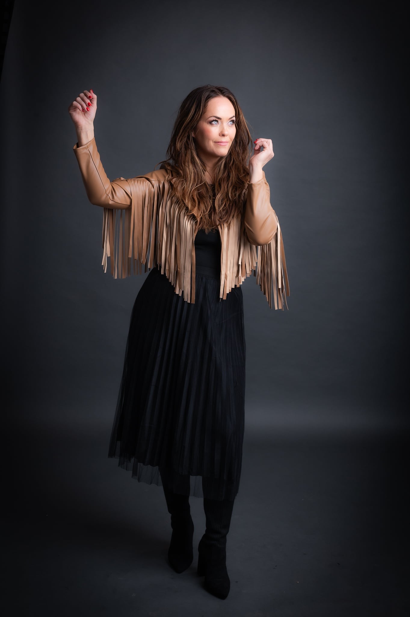 Jakki Kögur Beige Pleður