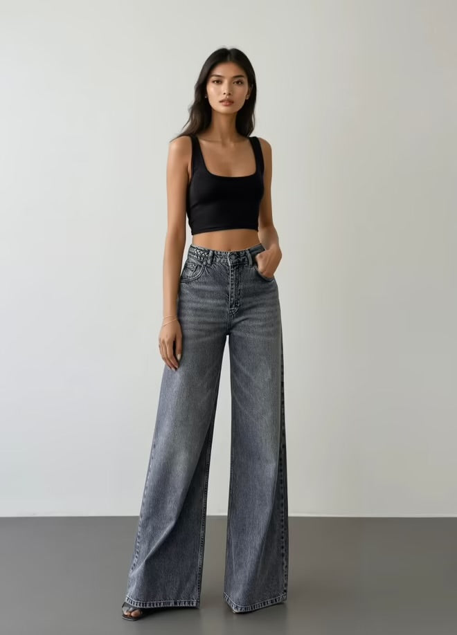 Veronica Jeans Grey