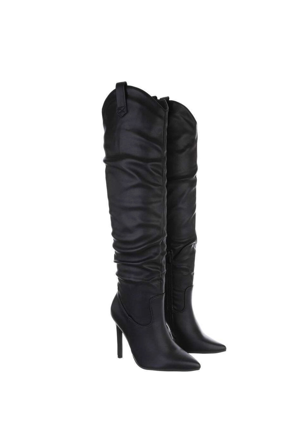 Overknee Stígvél Black 2389B