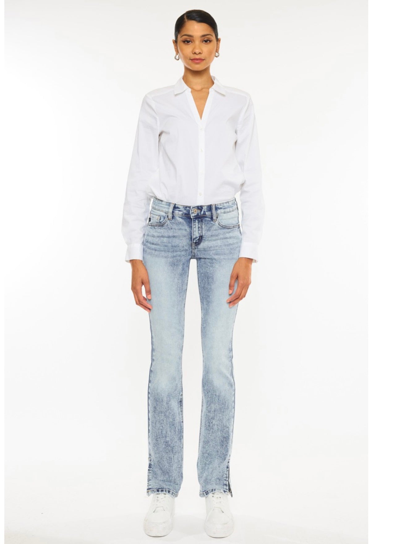 Gallabuxur KC Flare Jeans m/klauf 7995L