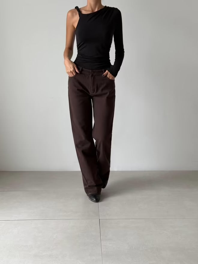 Gallabuxur Sandra Jeans Relax Fit Brow