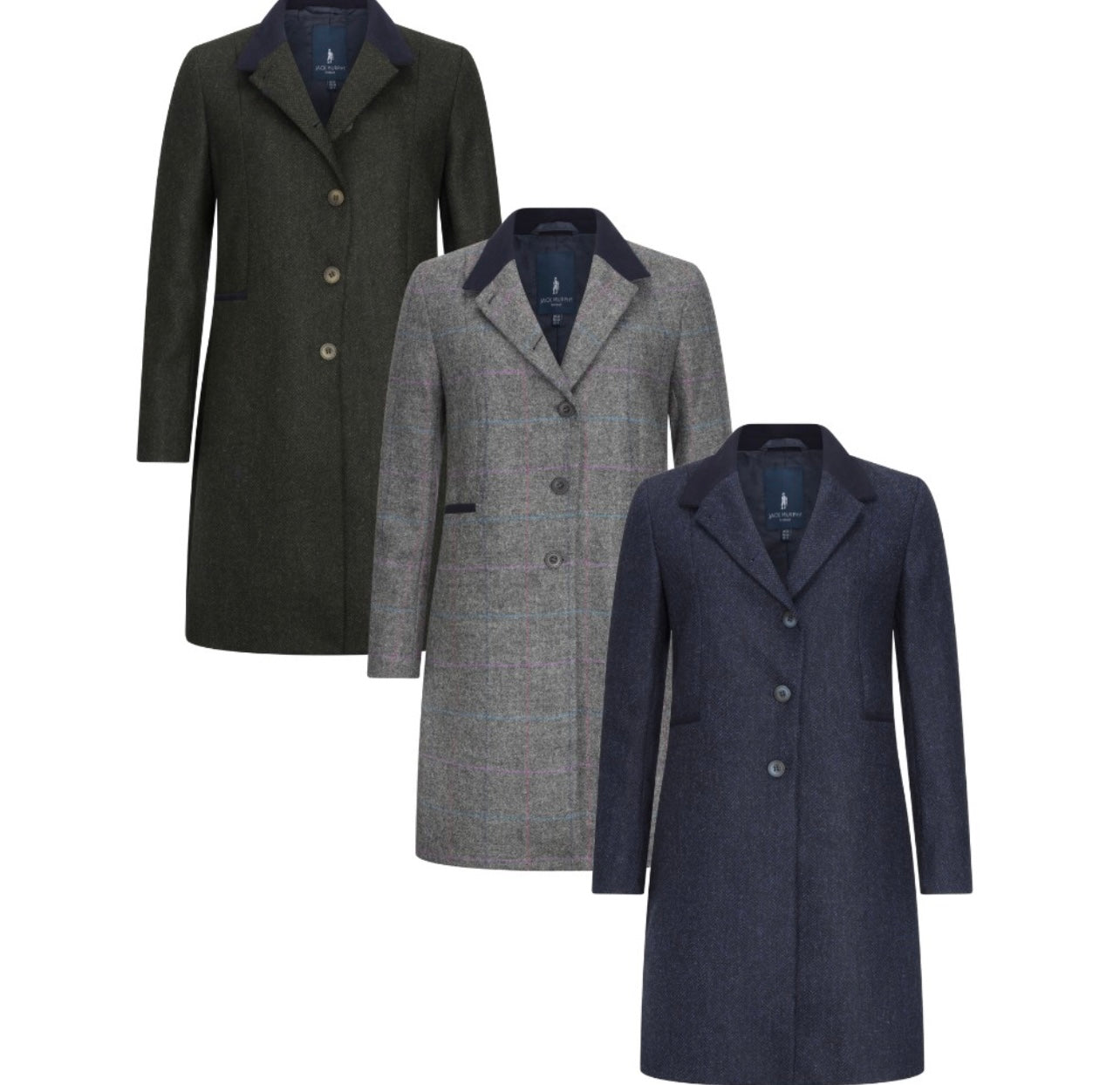 Ísabella Ullarfrakki Blue Síður