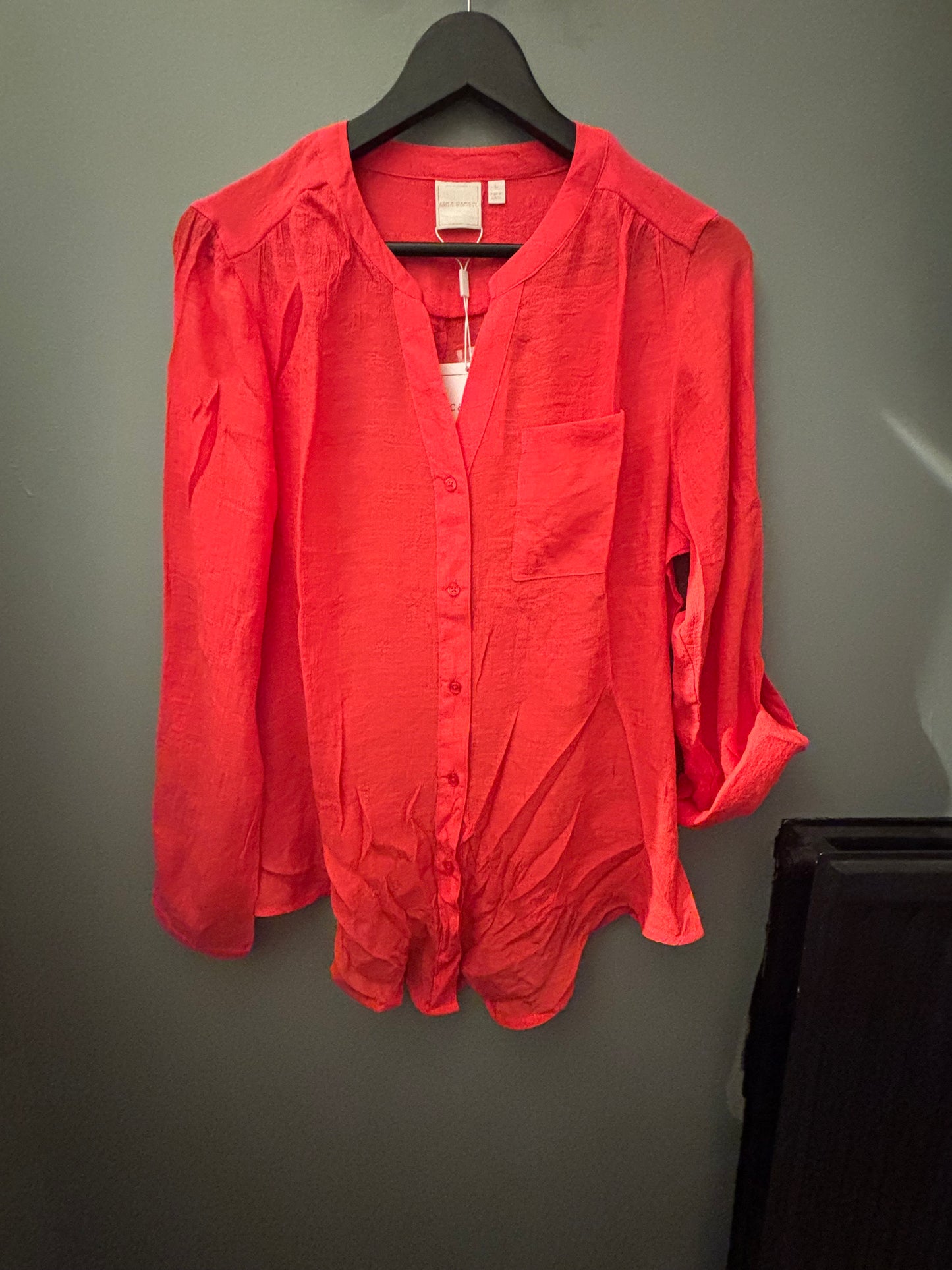 Skyrta Peach See Througe