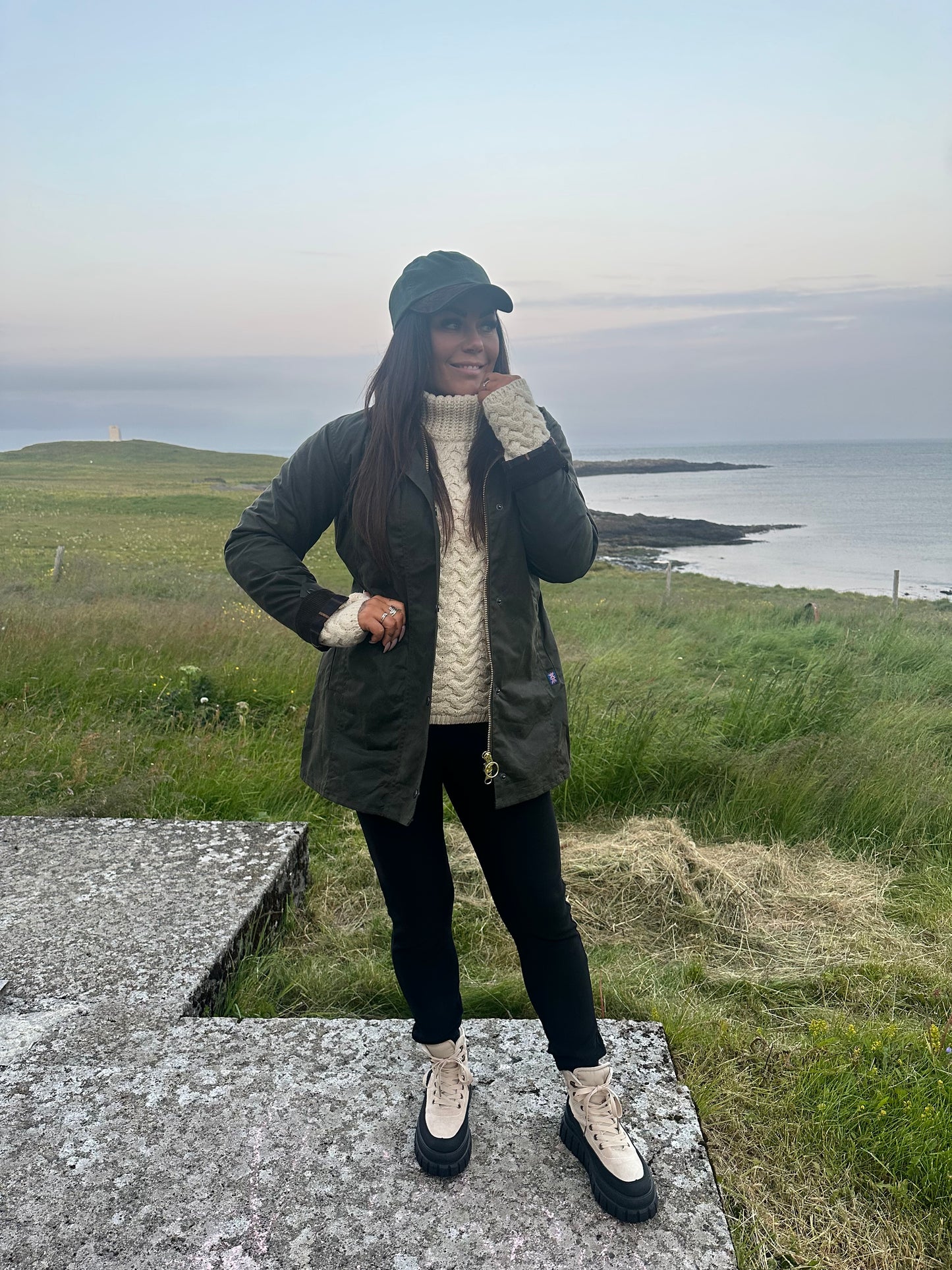 Peysa Ladies Merino Wool Arrington Pearl