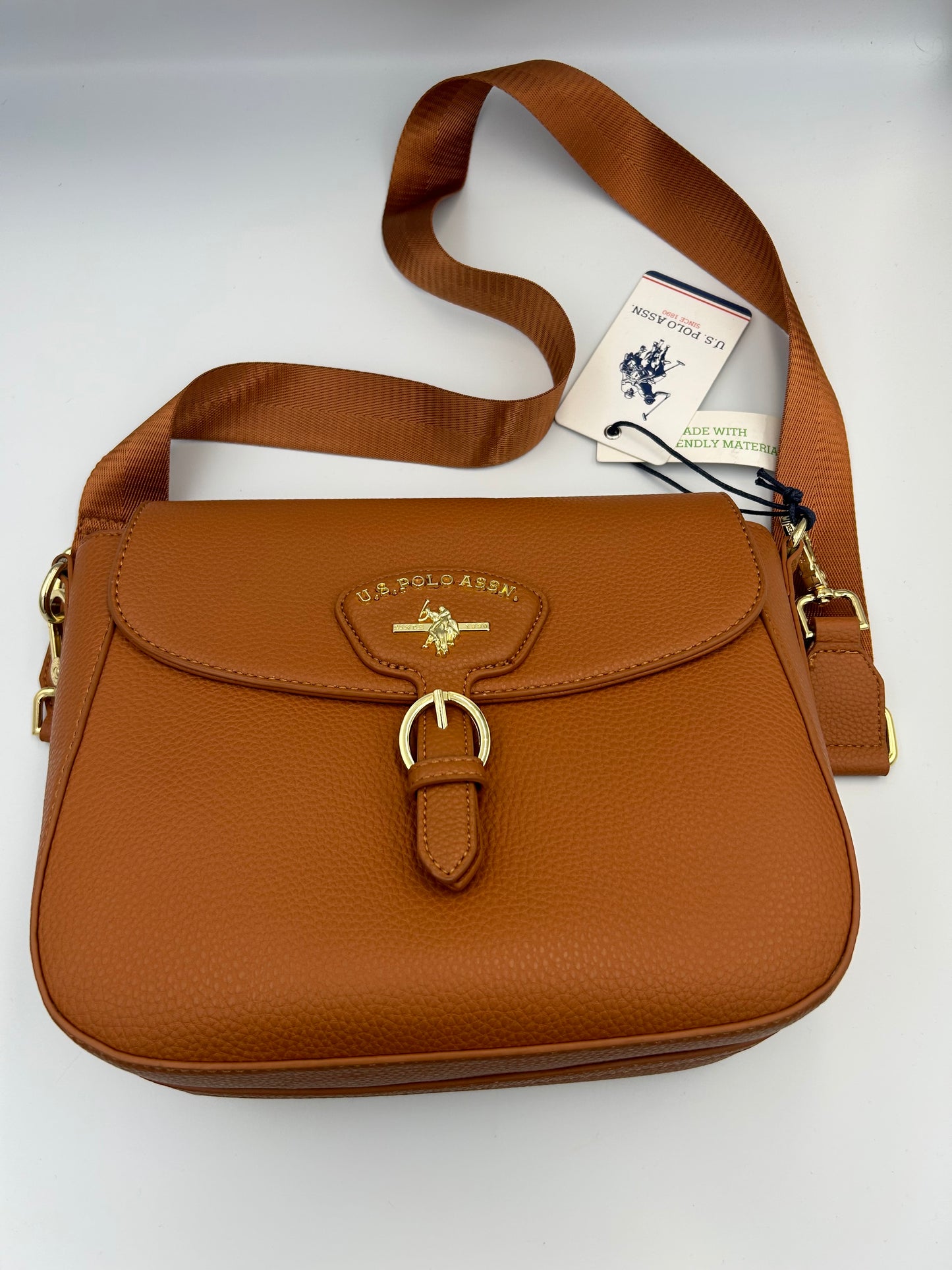 Polo Crossbody taska Camel