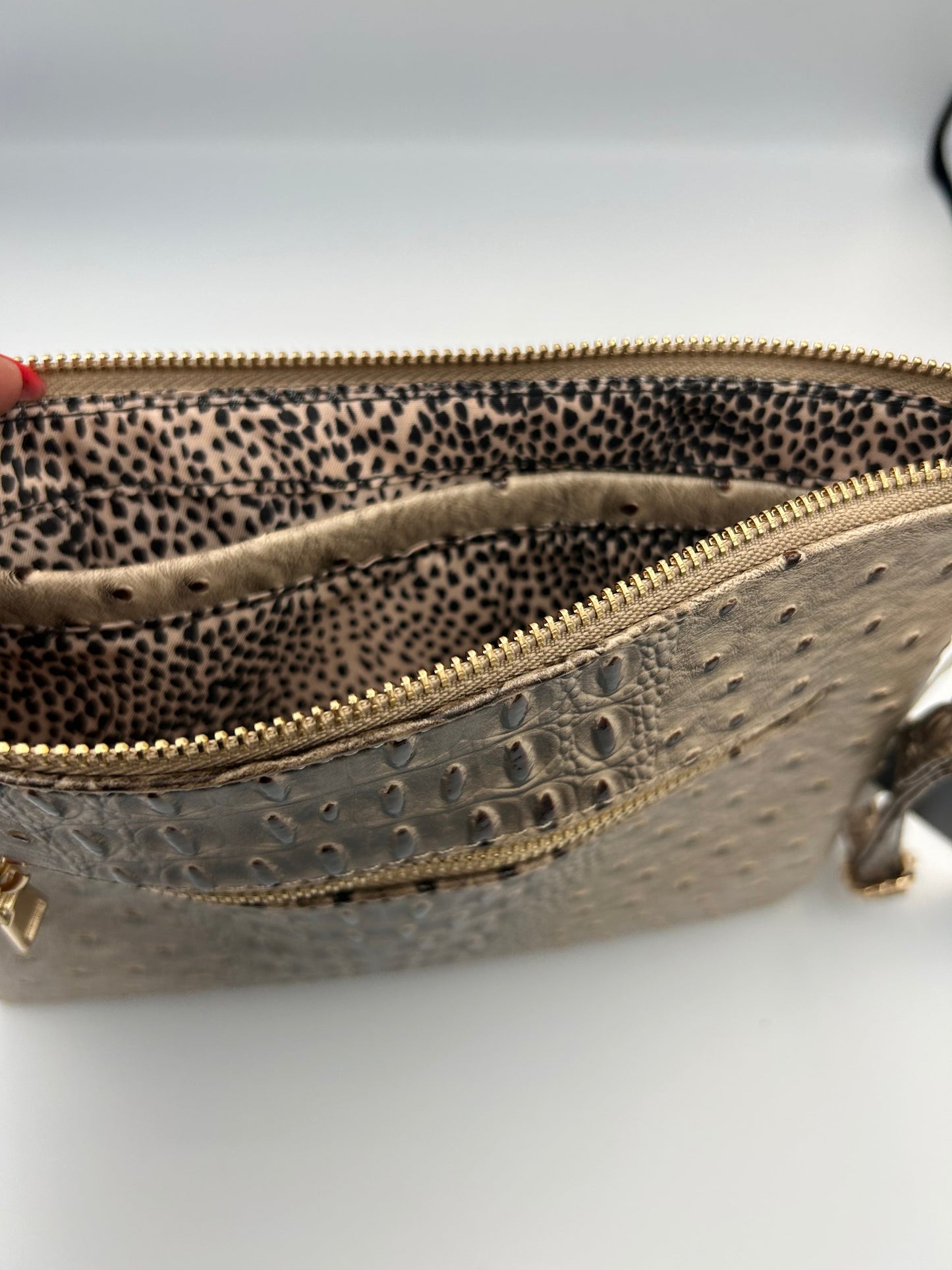 Beige crossbody taska Central Iceland