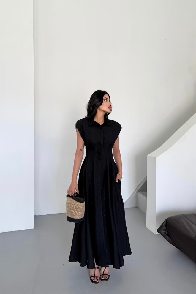 Haley Dress Black Central Iceland
