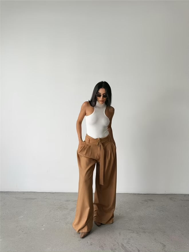 Jackie Pants Camel 9417