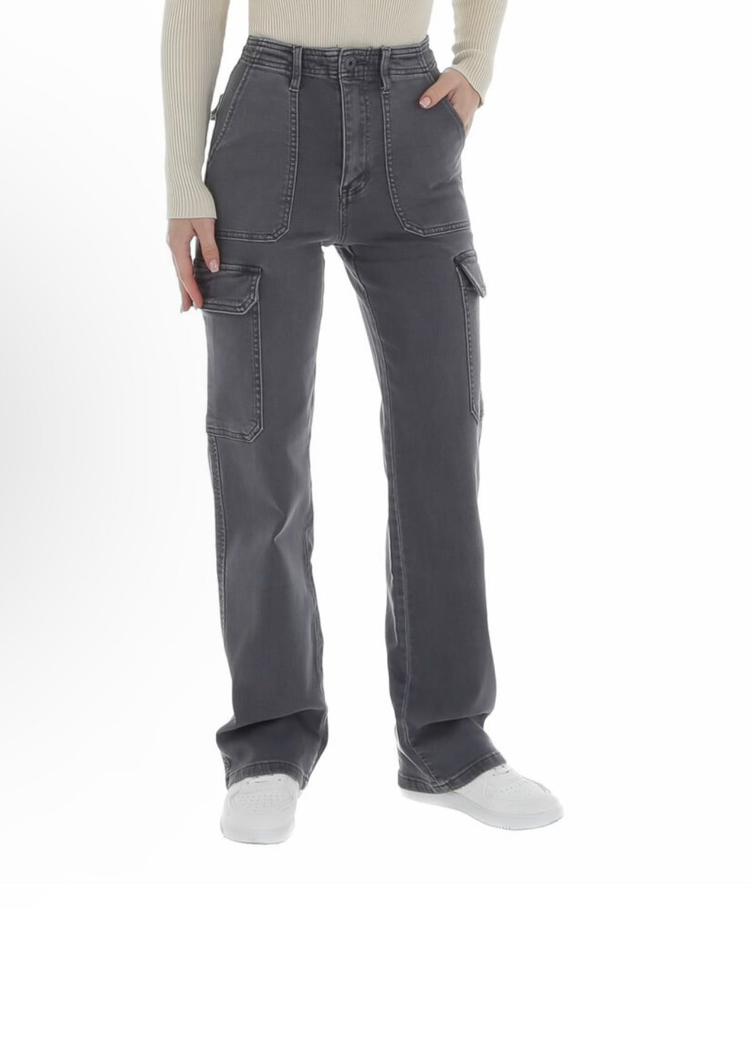 Cargo Army Buxur Gray T168-8 Central Iceland