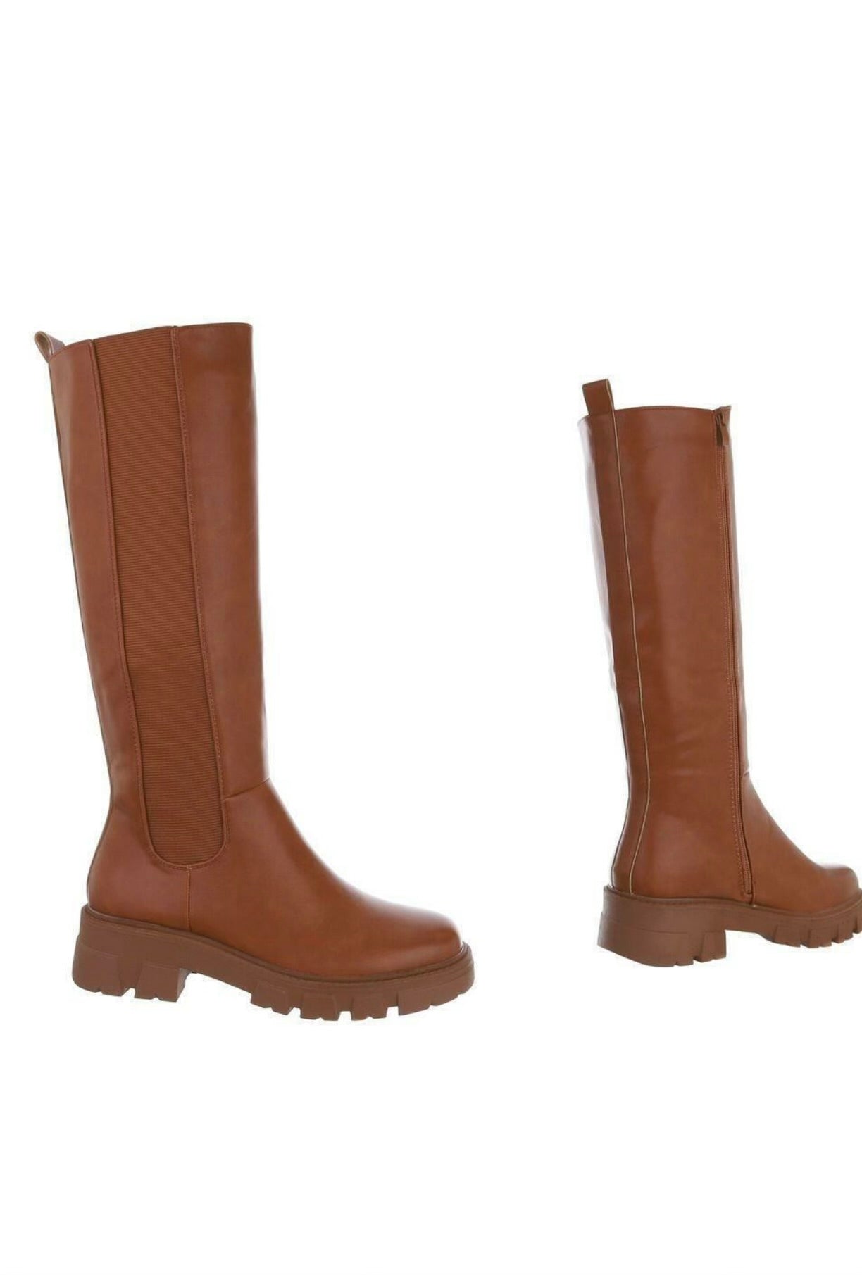 Camel Chelsea Boots 1005