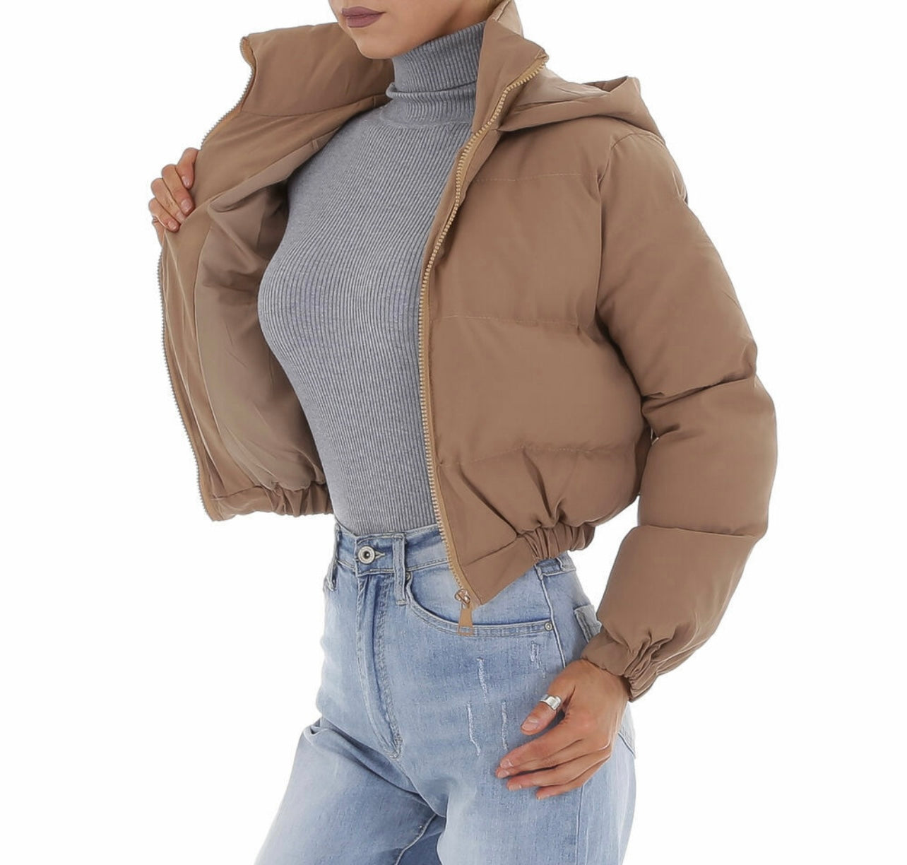 Bomber Jacket Light Brown