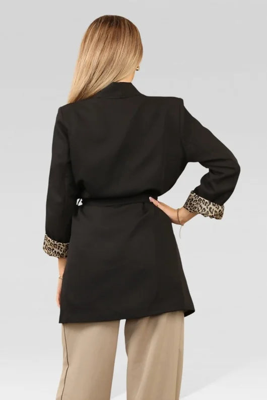 Blazer Síður Black