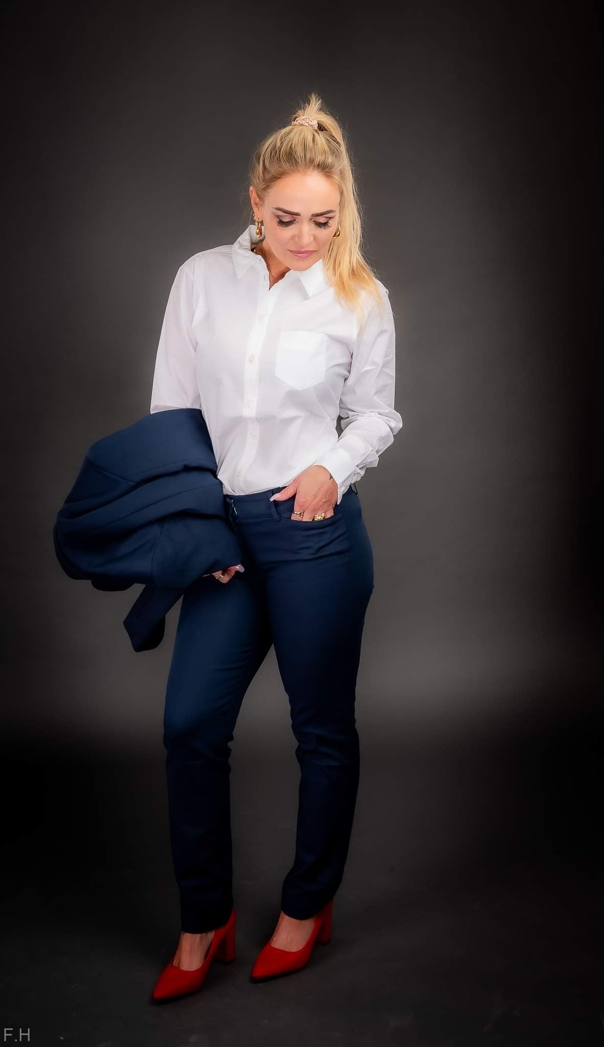 Blazer/dragt Navy Central Iceland