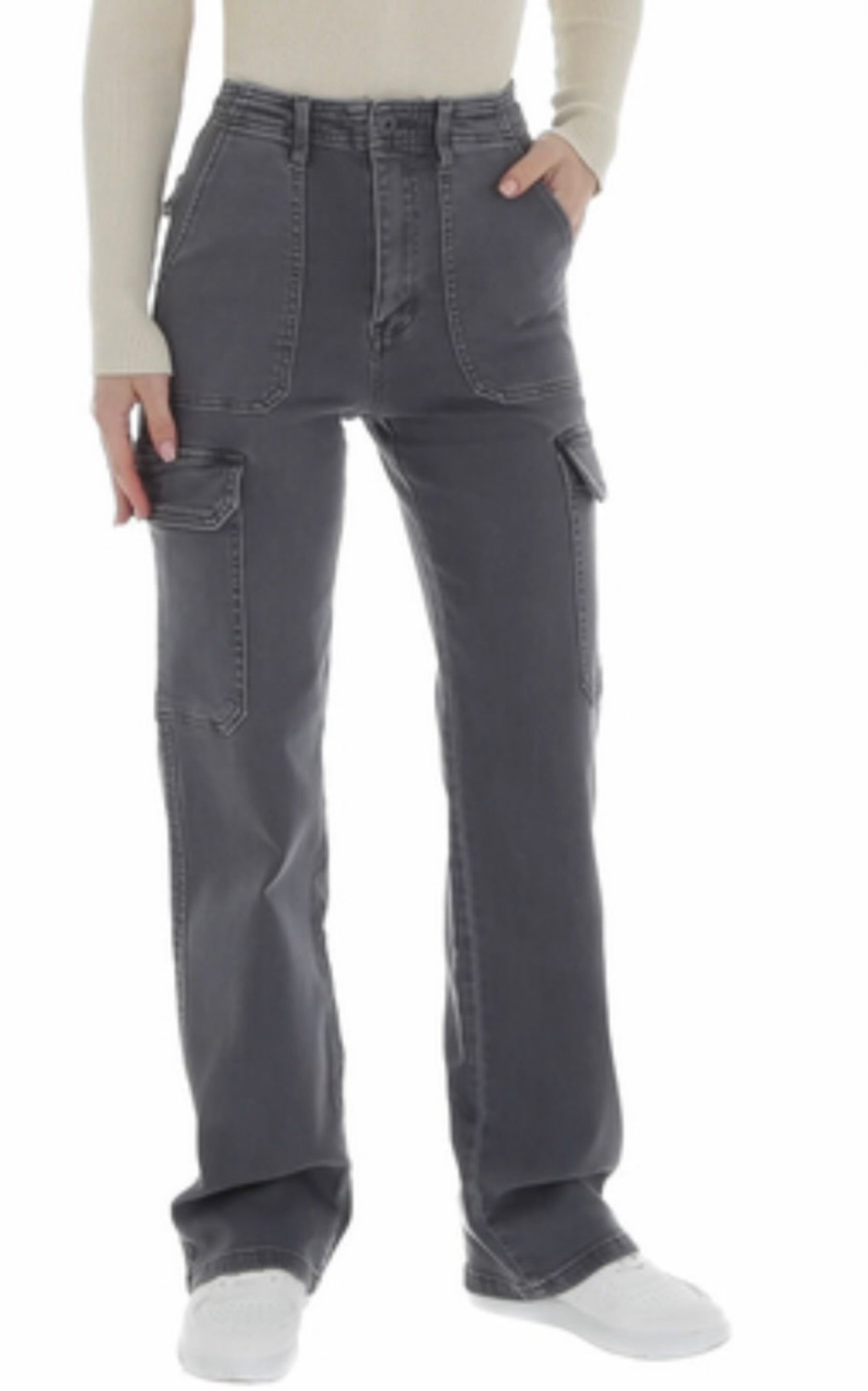Cargo Buxur Dark Grey