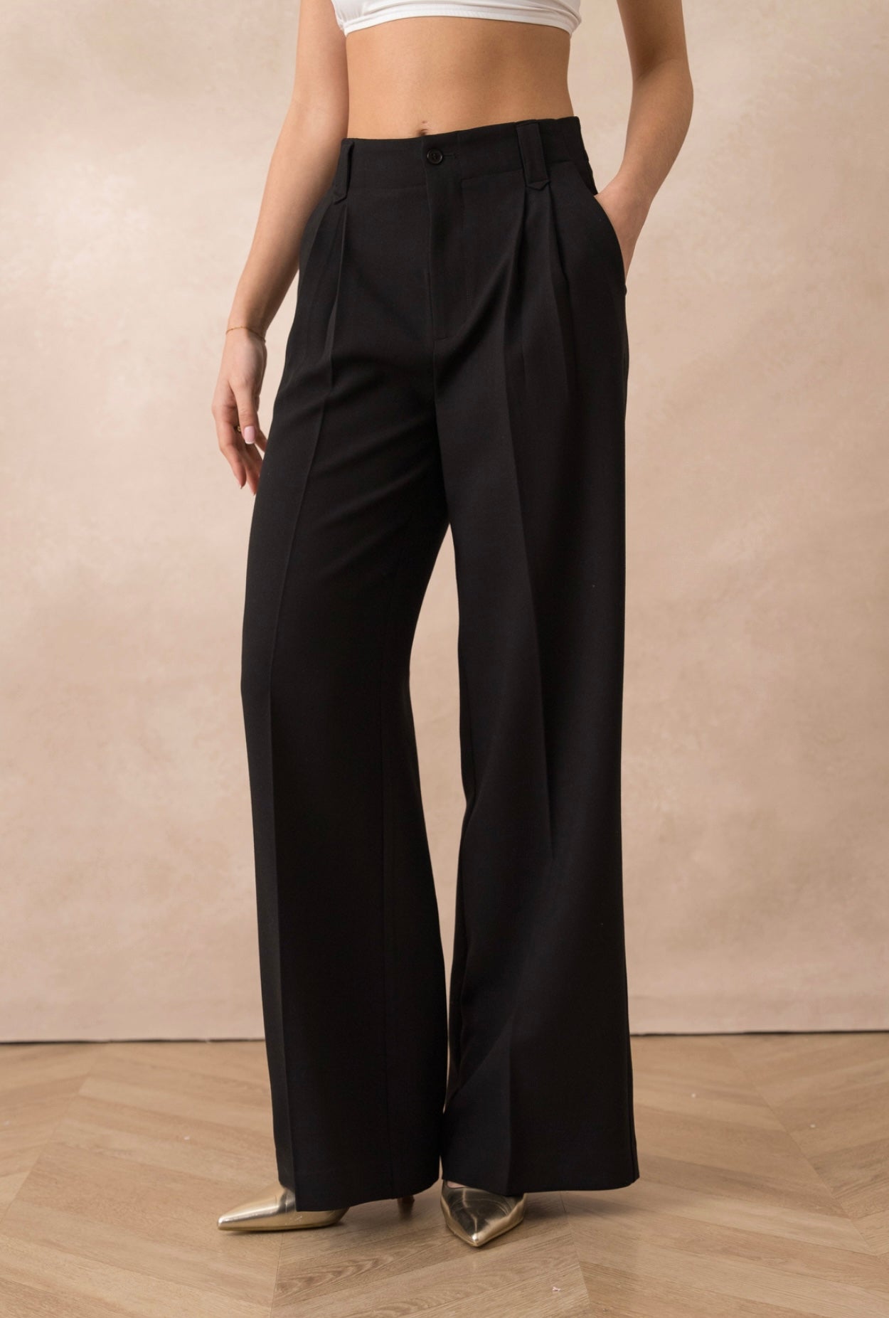 Buxur Taylor Wide Leg Black