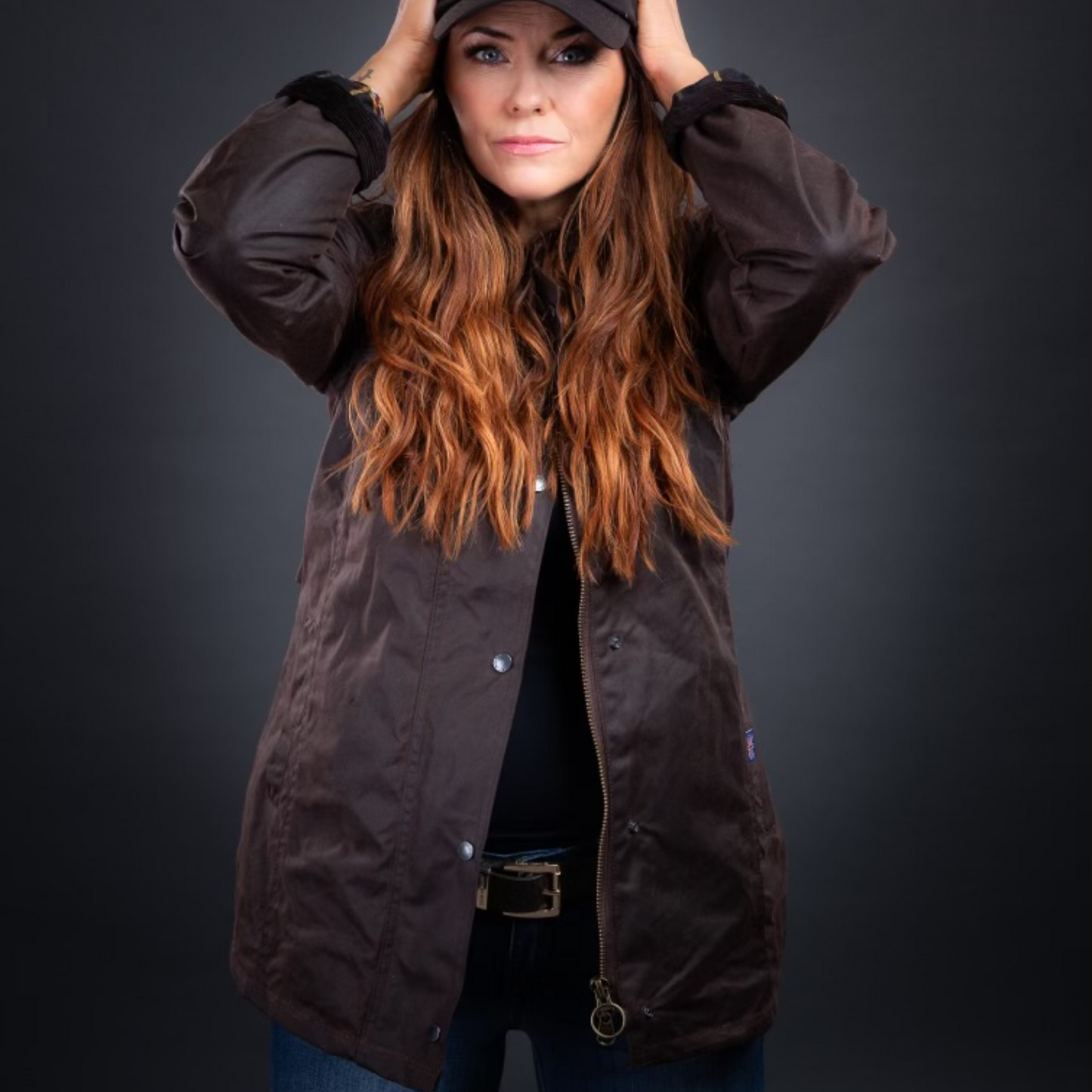 Wax Jakki Victoria Brown. Walker and Hawkes Jacket Color