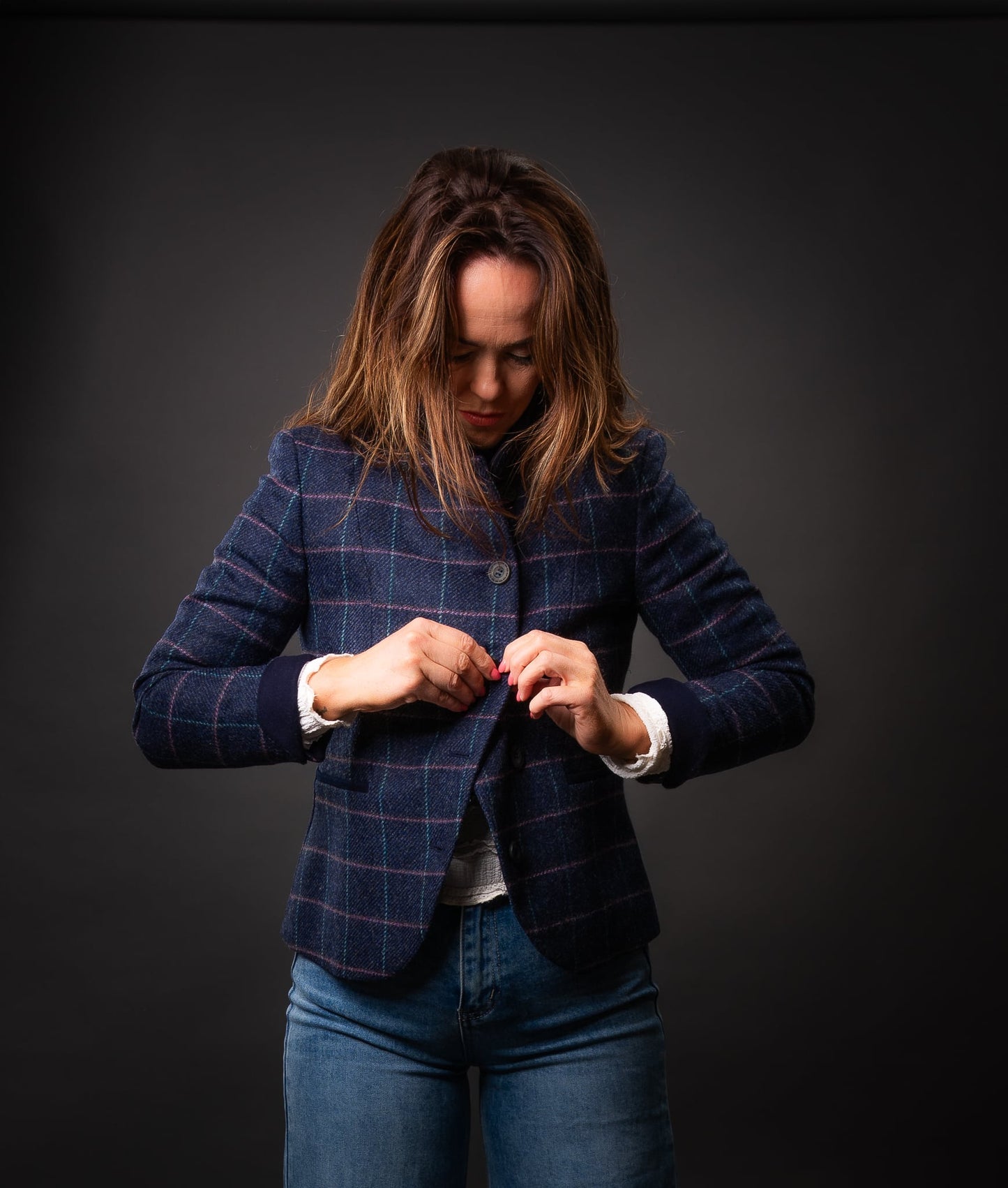 Blazer Sasha Tweed Navy Dreamer. Walker and Hawkes – Ladies Jack Murphy