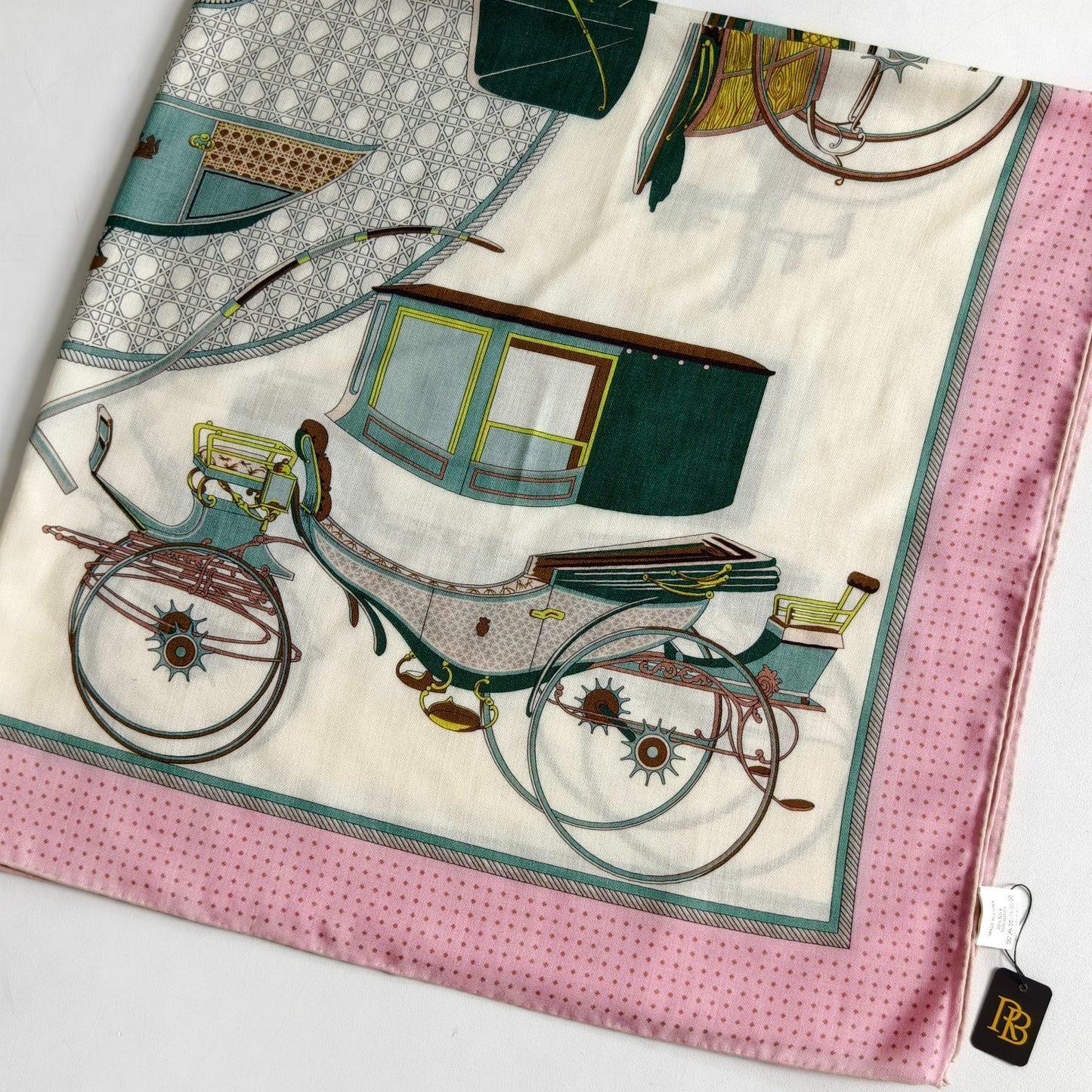 Royal Horse Scarf Pink/Beige