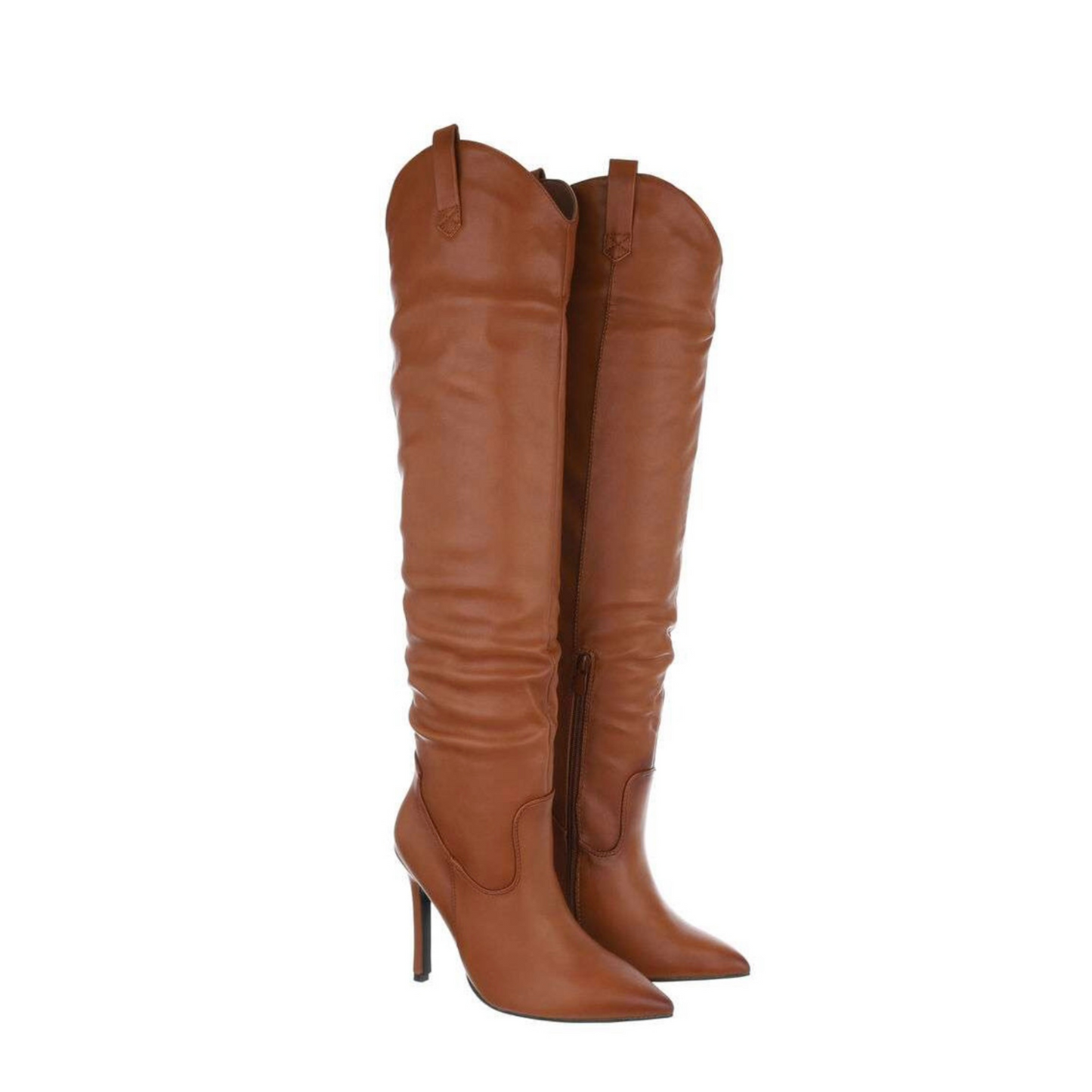 Overknee Stígvél Camel 2389C