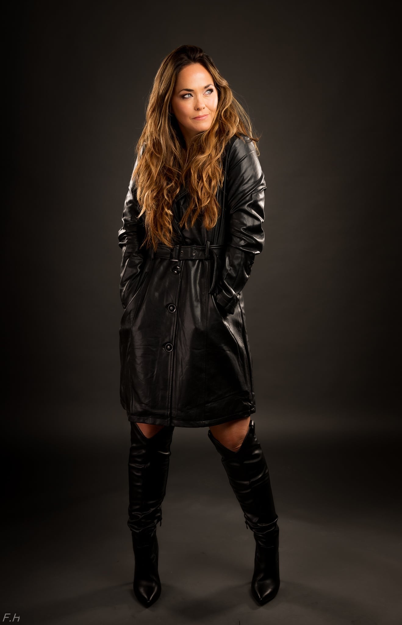 Vegan Leather Coats Black