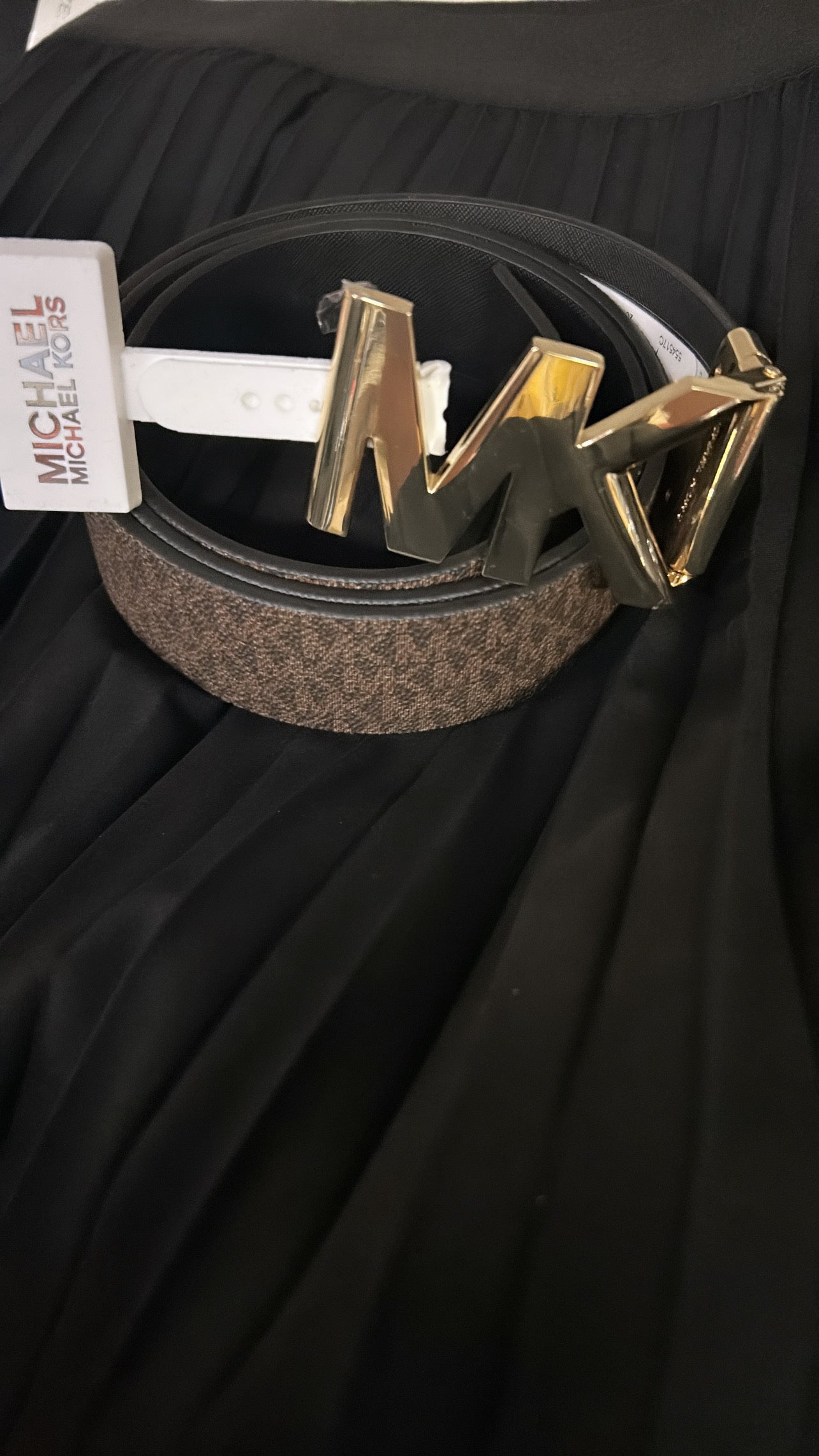 MK Belti Brúnt/ Svart Twist Reversible Belt