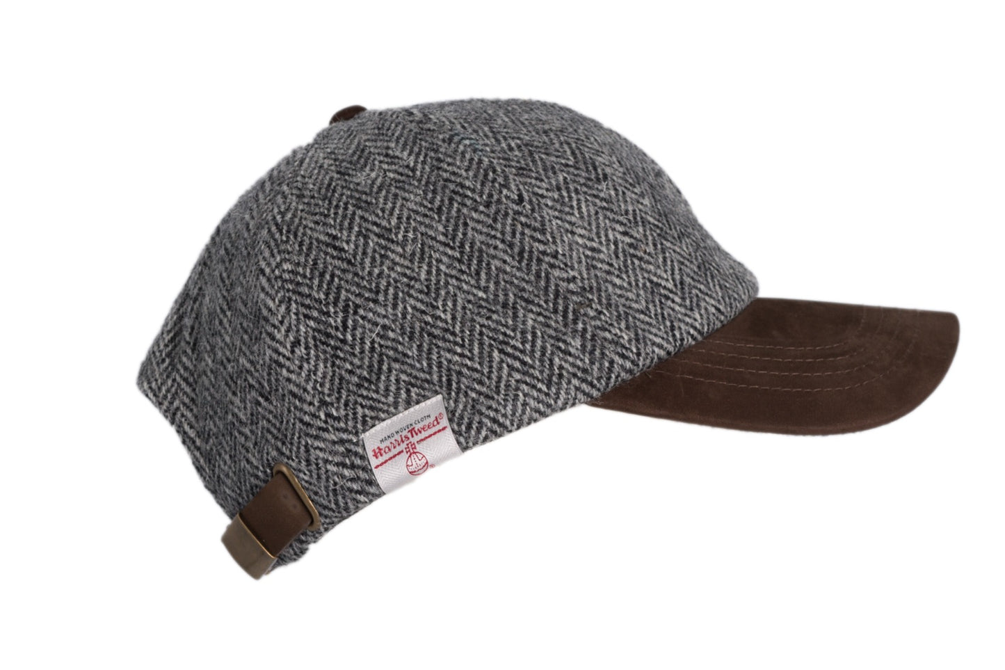 Derhúfa Ull Grey. Harris Tweed