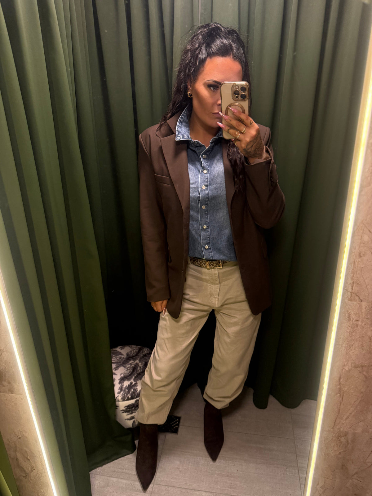 Veronica denim shirt ￼￼ Central Iceland
