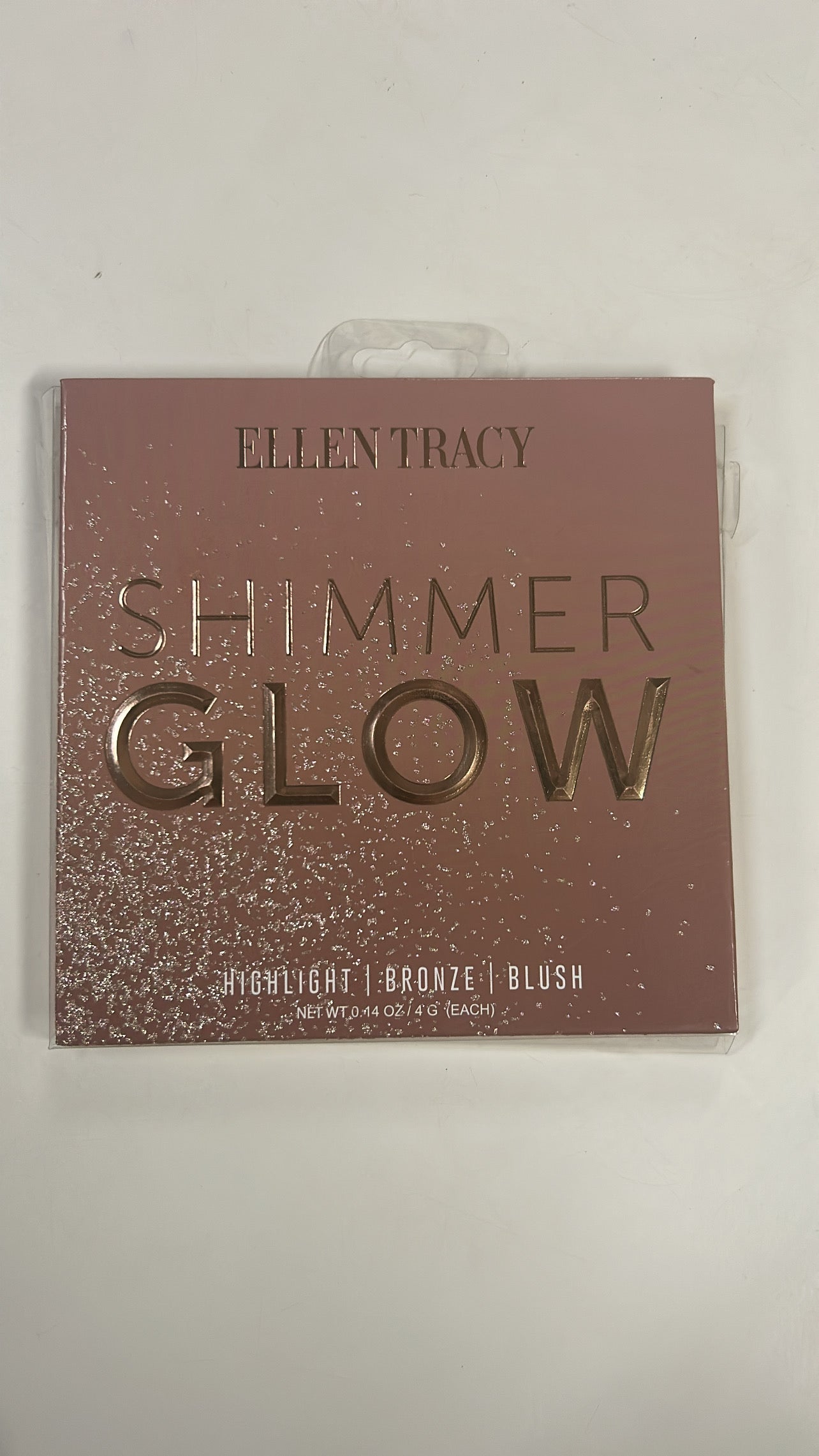 Ellen Tracy shimmer glow pallette.