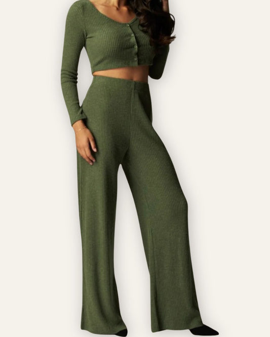 Melange Two-Pieces Olive Central Iceland