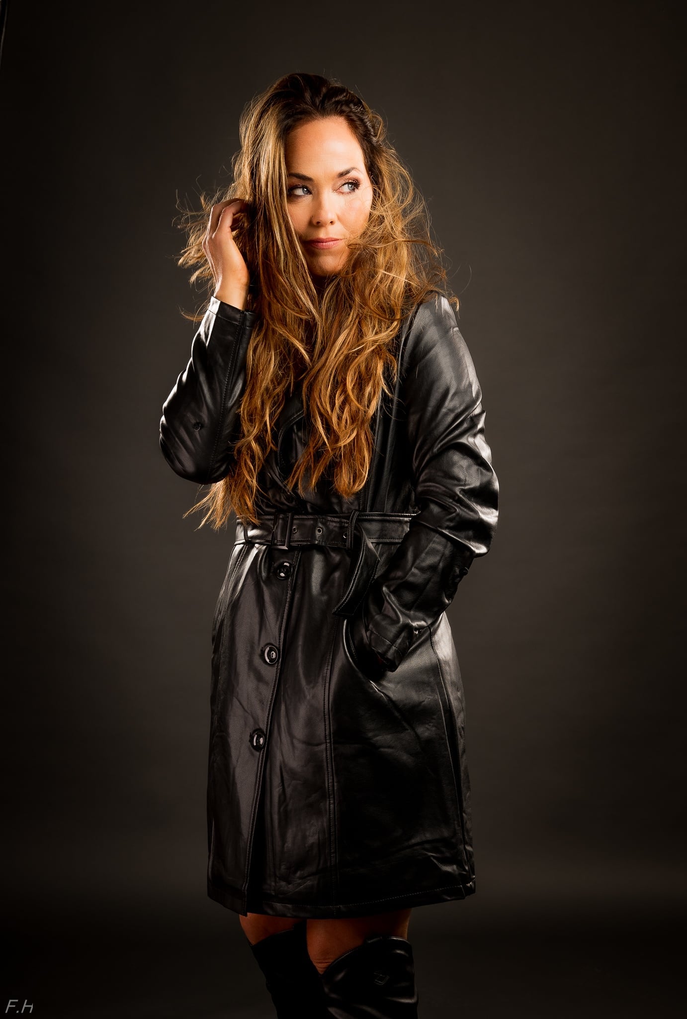 Vegan Leather Coats Black