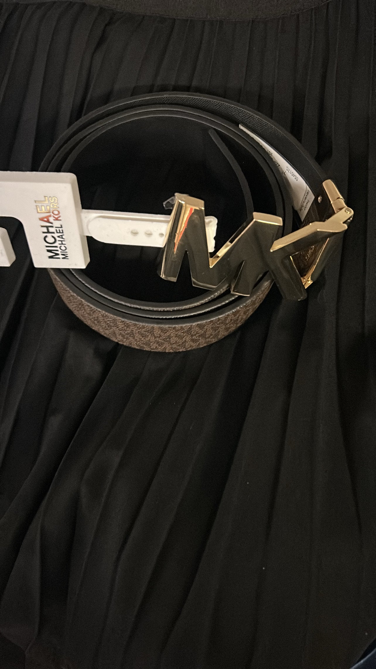 MK Belti Brúnt/ Svart Twist Reversible Belt