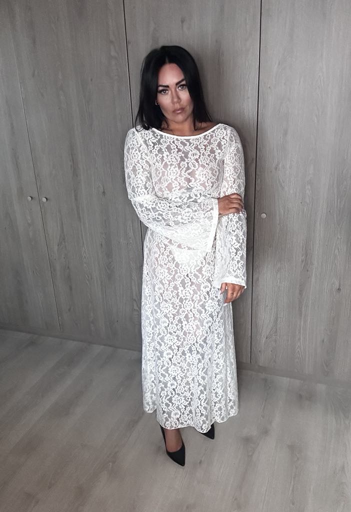Kjóll Michell Mesh Lace Midi Dress 15681