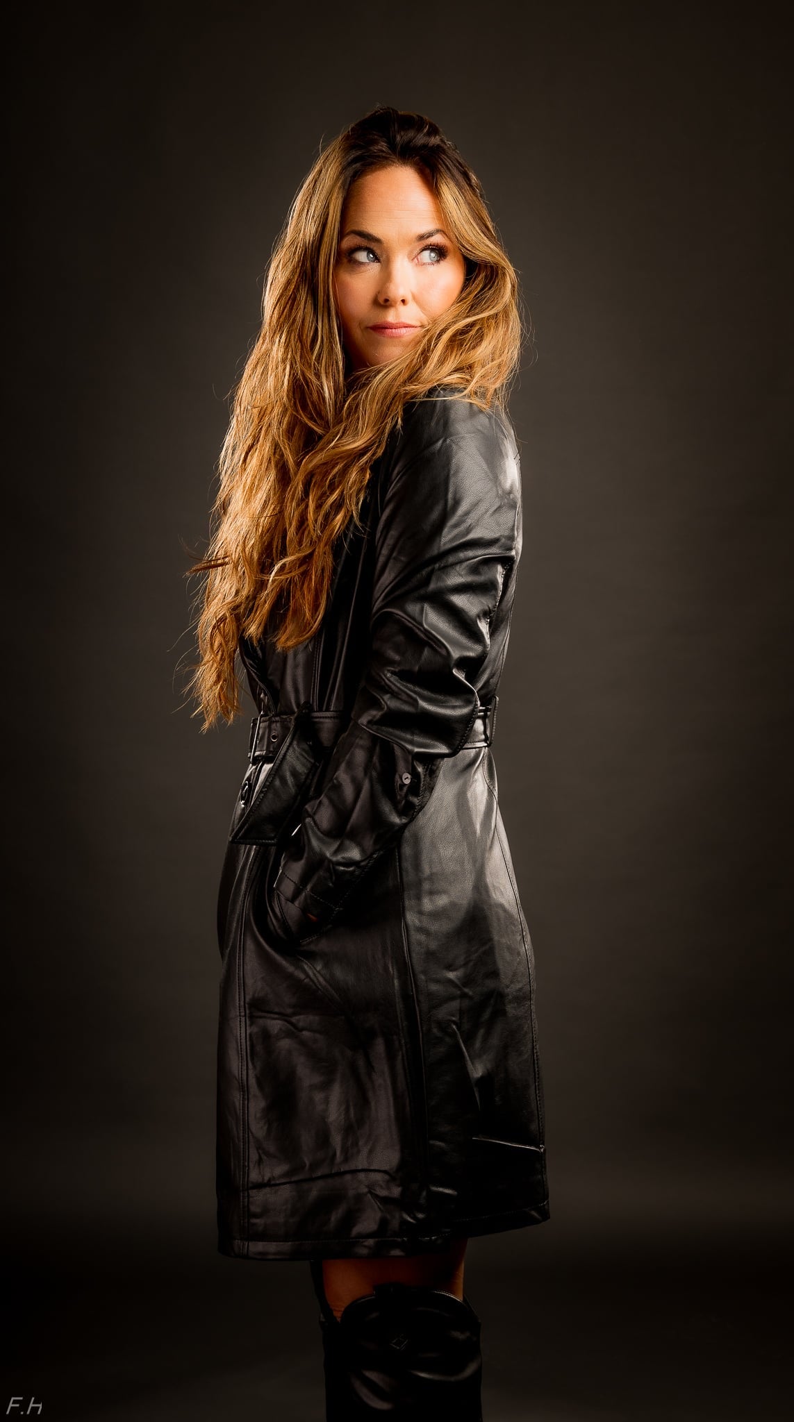 Vegan Leather Coats Black