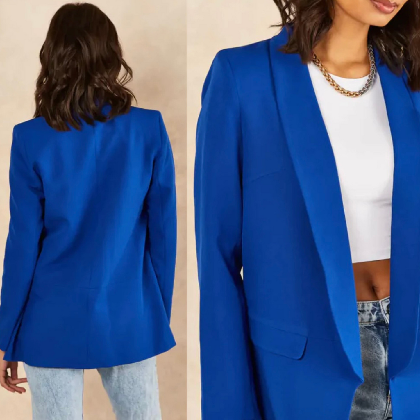 Blazer Oversized Blue 66001