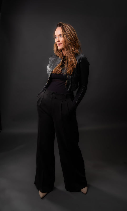 Buxur Taylor Wide Leg Black