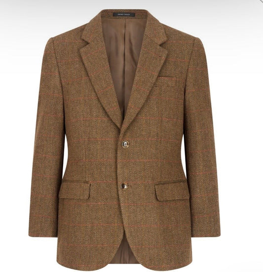 Blazer Walker and Hawkes Men´s Derby Tweed Brown Central Iceland