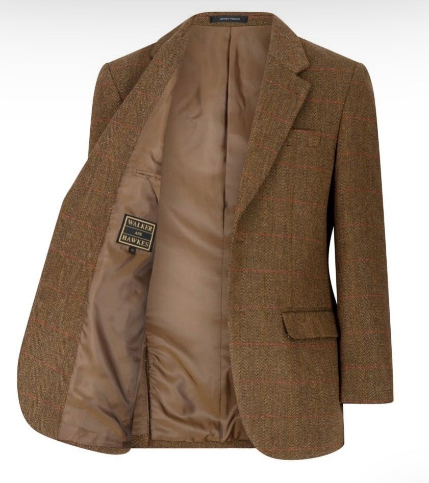 Blazer Walker and Hawkes Men´s Derby Tweed Brown Central Iceland