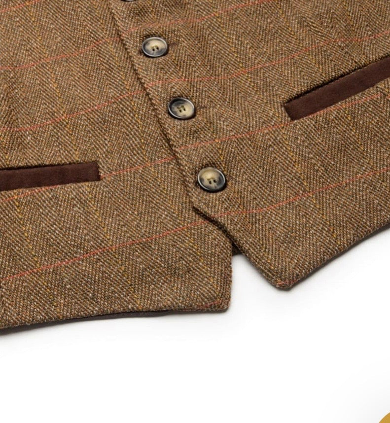 Vesti Herra Tweed Brown Central Iceland