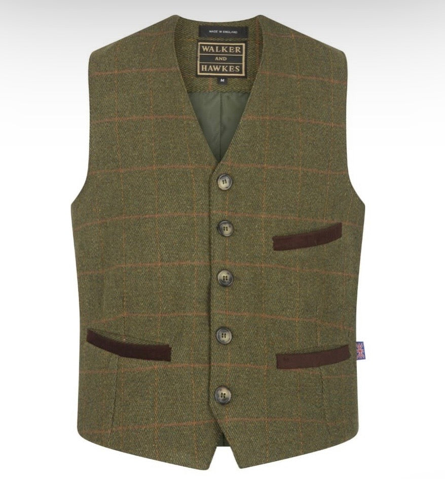 Vesti Herra Tweed Green/Dark Sage Central Iceland