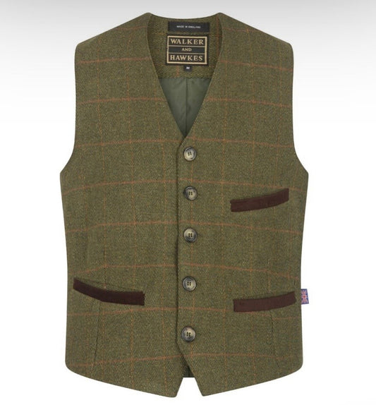Vesti Herra Tweed Green/Dark Sage Central Iceland
