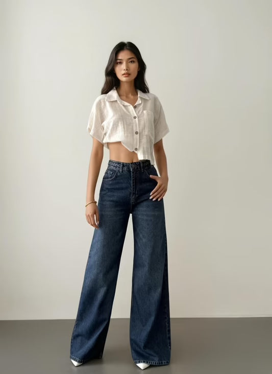 Veronica Jeans ￼Blue 7637