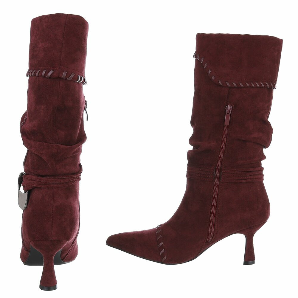 Claudia Boots Burgundy Central Iceland