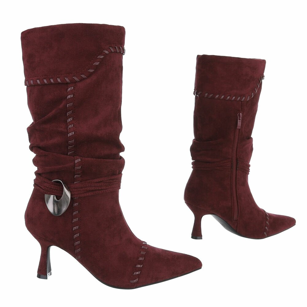 Claudia Boots Burgundy Central Iceland